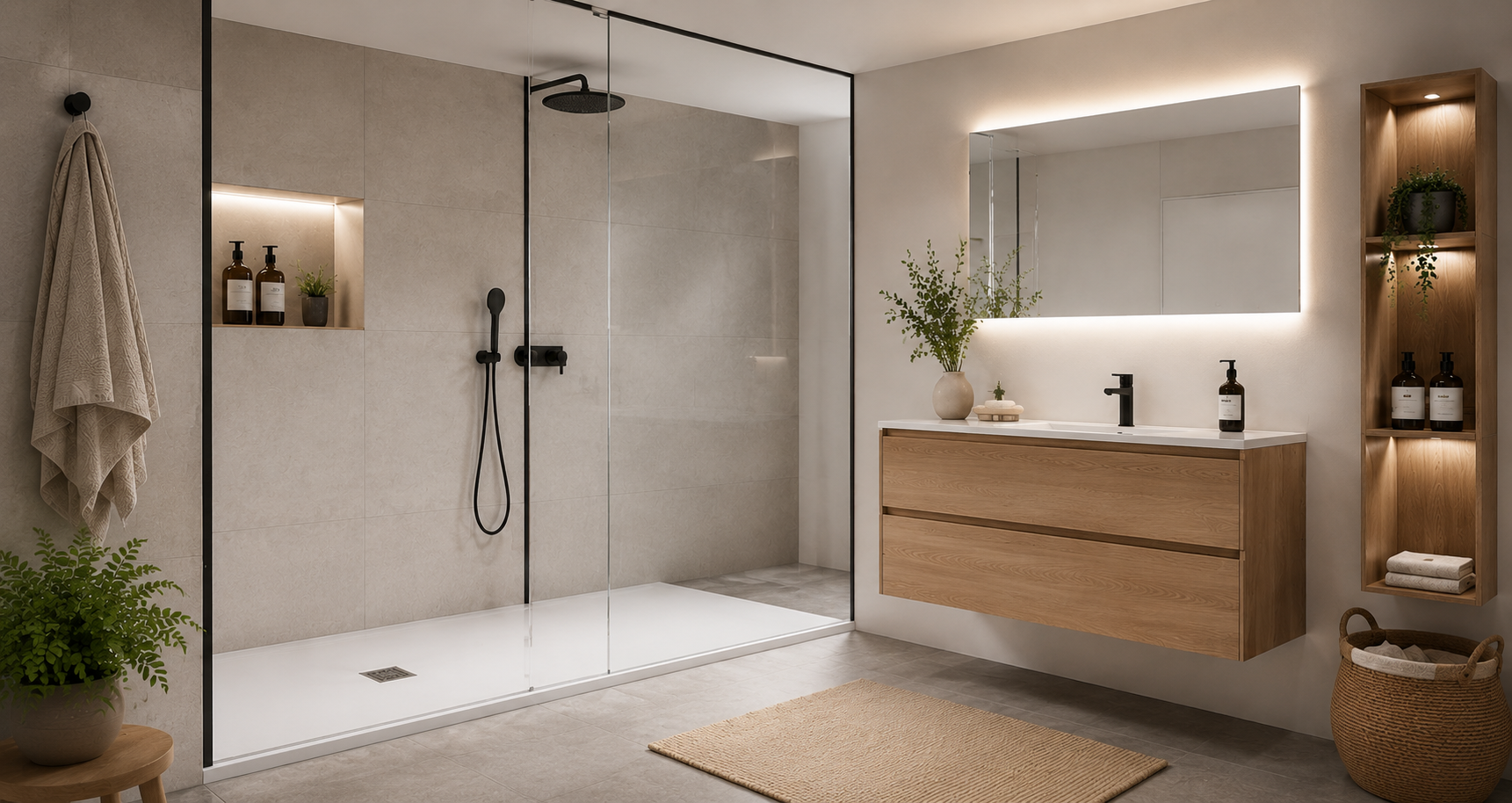 Platos de ducha y mamparas de baño